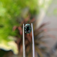 2.21 Ct. Bluish Green Sapphire from Nigeria Life Style