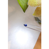 0.76 Ct. Blue Sapphire from Madagascar Life Style