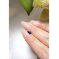 0.76 Ct. Blue Sapphire from Madagascar Life Style