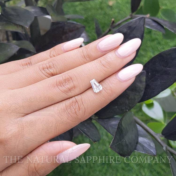 1.44 Ct. White Sapphire from Ceylon (Sri Lanka)