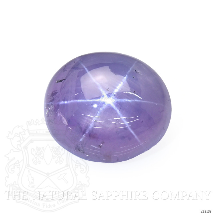 21.52 Ct. Violet Star Sapphire from Ceylon (Sri Lanka)