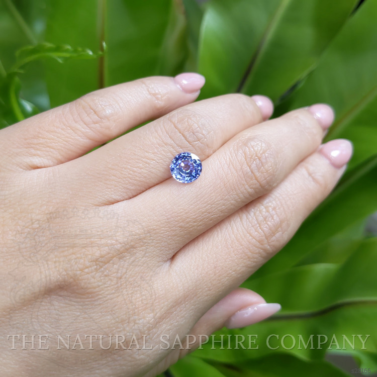 1.87 Ct. Purplish Blue Sapphire from Ceylon (Sri Lanka)
