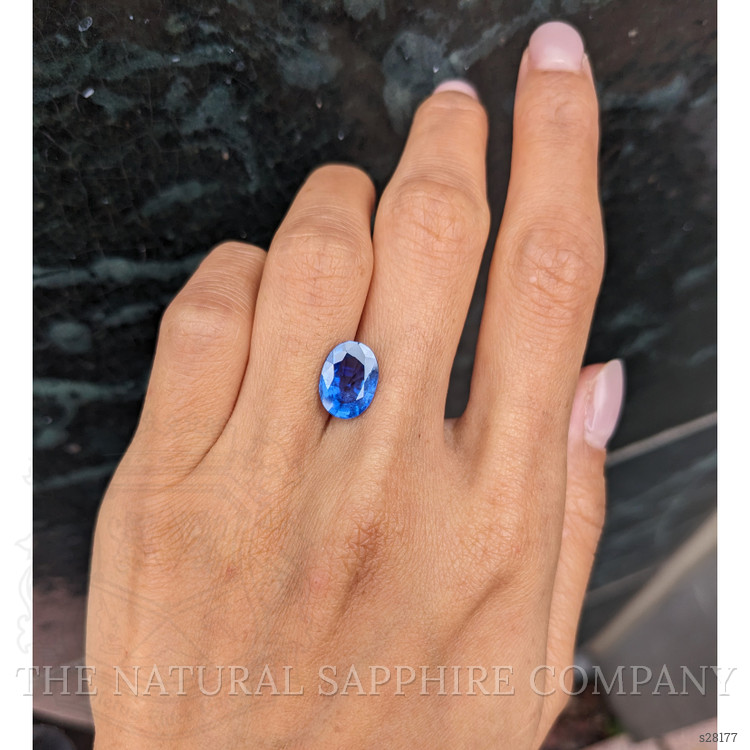 4.39 Ct. Blue Sapphire from Ceylon (Sri Lanka)
