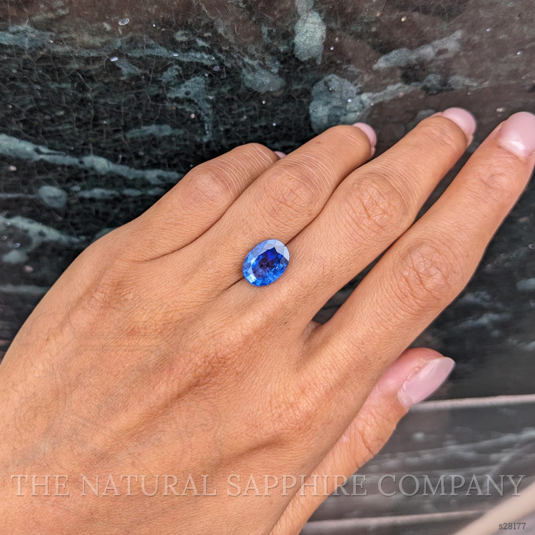 4.39 Ct. Blue Sapphire from Ceylon (Sri Lanka)