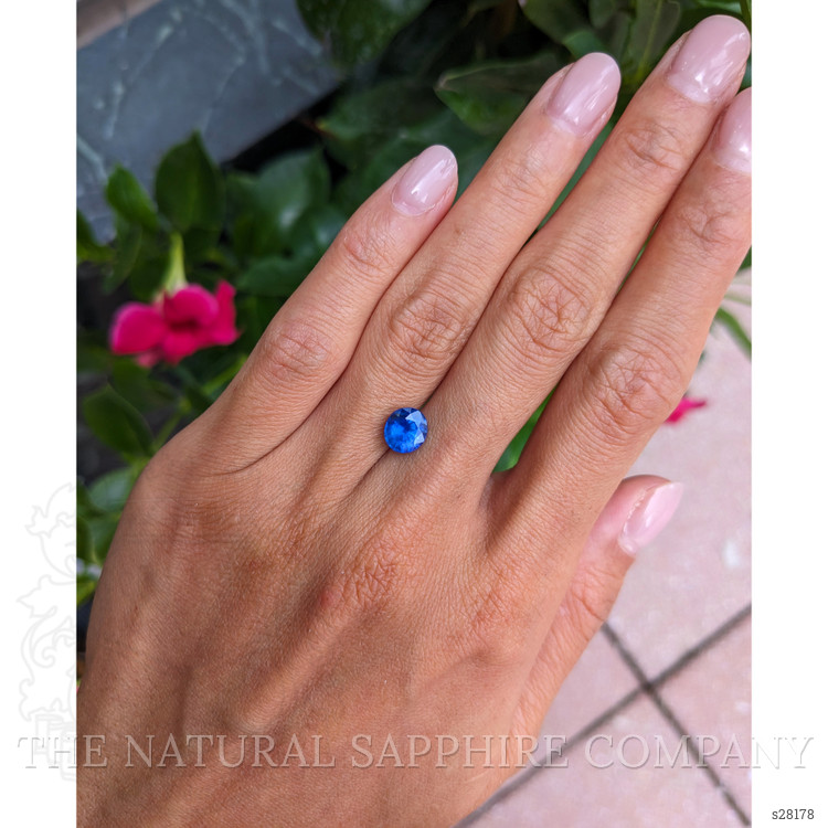 1.93 Ct. Blue Sapphire from Ceylon (Sri Lanka)