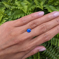 1.93 Ct. Blue Sapphire from Ceylon (Sri Lanka) Life Style