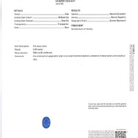 2.49 Ct. Blue Sapphire from Burma (Myanmar) Scan Report