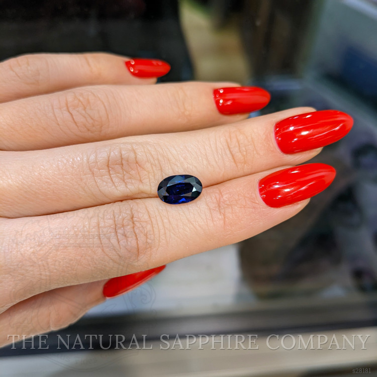 3.54 Ct. Blue Sapphire from Ceylon (Sri Lanka)