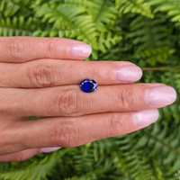 2.30 Ct. Blue Sapphire from Ceylon (Sri Lanka) Life Style