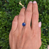 2.48 Ct. Blue Sapphire from Ceylon (Sri Lanka) Life Style