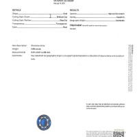 3.08 Ct. Blue Sapphire from Cambodia Scan Report