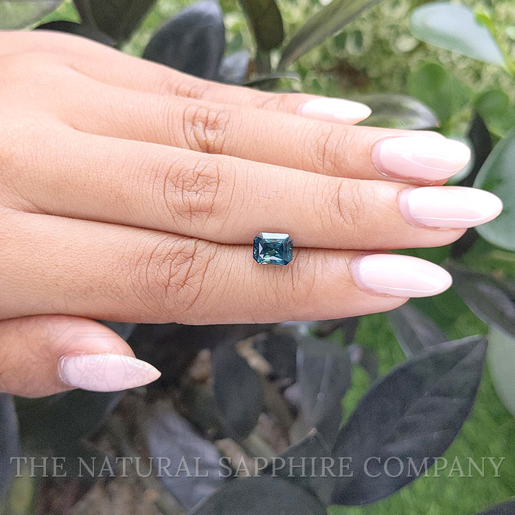 2.03 Ct. Greenish Blue Sapphire from Madagascar