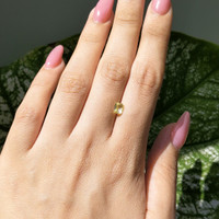 0.82 Ct. Yellow Sapphire from Madagascar Life Style