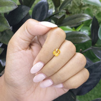 1.54 Ct. Yellow Sapphire from Madagascar Life Style