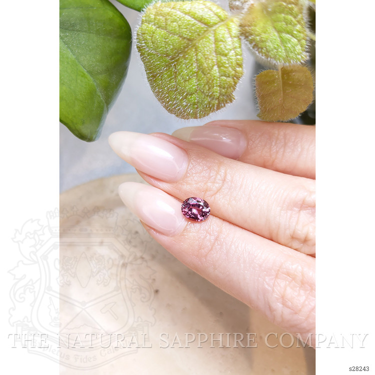 1.12 Ct. Reddish Pink Sapphire from Ceylon (Sri Lanka)
