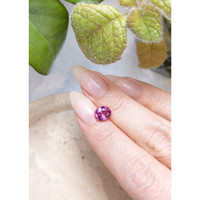 1.97 Ct. Purplish Pink Sapphire from Ceylon (Sri Lanka) Life Style