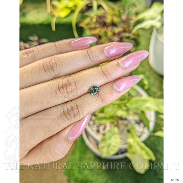 1.31 Ct. Green Sapphire from Madagascar