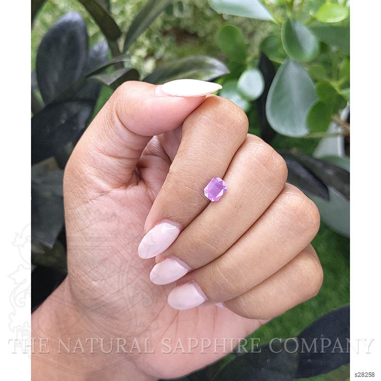 1.11 Ct. Pinkish Purple Sapphire from Africa