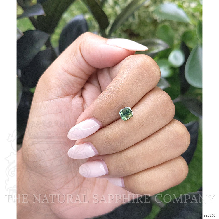 1.06 Ct. Green Sapphire from Madagascar