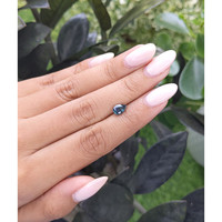 1.17 Ct. Greenish Blue Sapphire from Madagascar Life Style