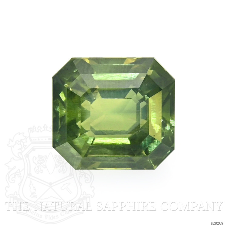 2.60 Ct. Yellowish Green Sapphire from Madagascar
