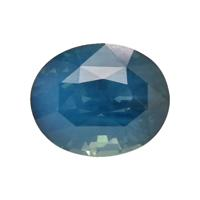 2.07 Ct. Greenish Blue Sapphire from Madagascar Video