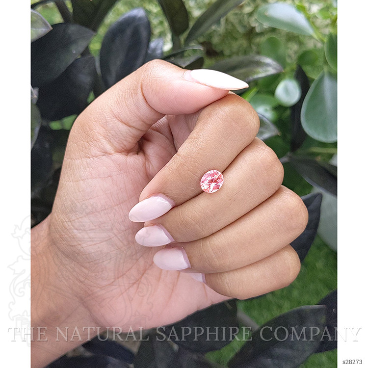 1.38 Ct. Padparadscha Sapphire from Ceylon (Sri Lanka)