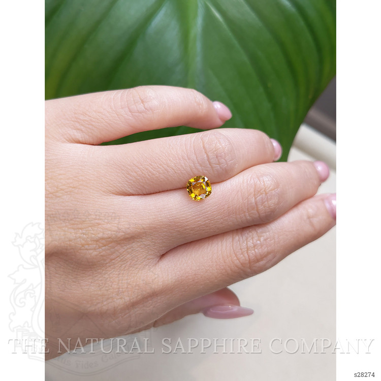 1.45 Ct. Yellow Sapphire from Ceylon (Sri Lanka)