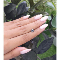 1.07 Ct. Greenish Blue Sapphire from Madagascar Life Style