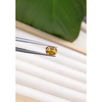 1.57 Ct. Orangish Yellow Sapphire from Ceylon (Sri Lanka) Life Style