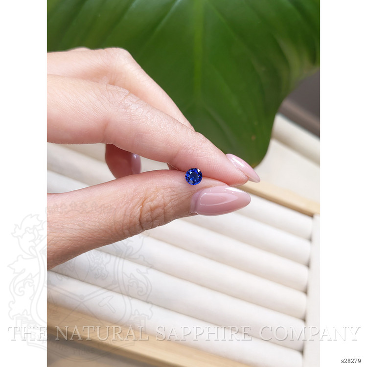 0.53 Ct. Blue Sapphire from Ceylon (Sri Lanka)