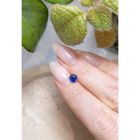 0.67 Ct. Blue Sapphire from Ceylon (Sri Lanka) Life Style