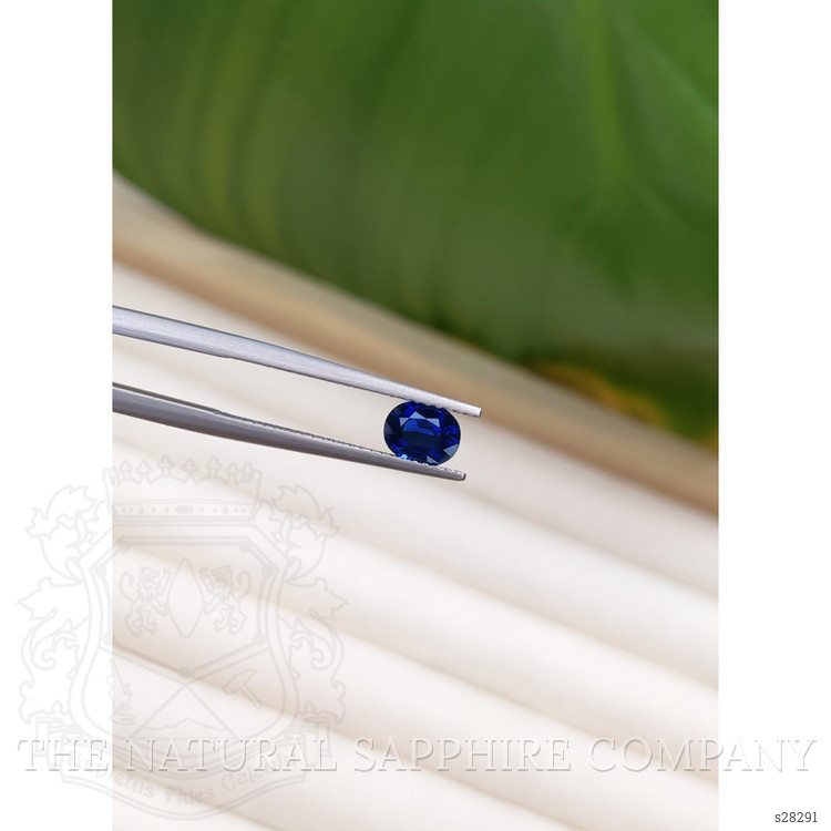 0.78 Ct. Blue Sapphire from Ceylon (Sri Lanka)