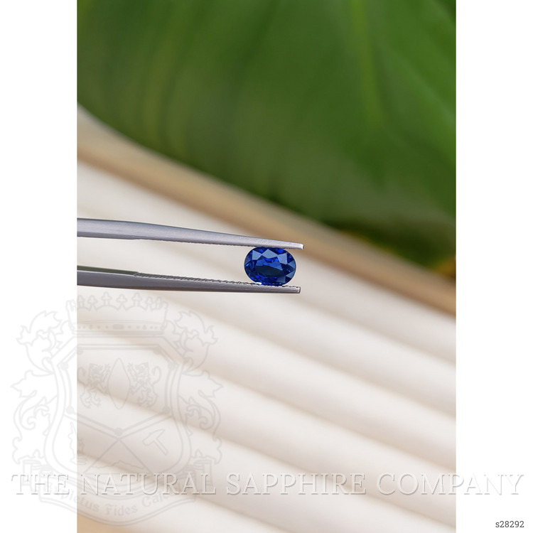 0.92 Ct. Blue Sapphire from Ceylon (Sri Lanka)