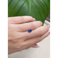 0.92 Ct. Blue Sapphire from Ceylon (Sri Lanka) Life Style