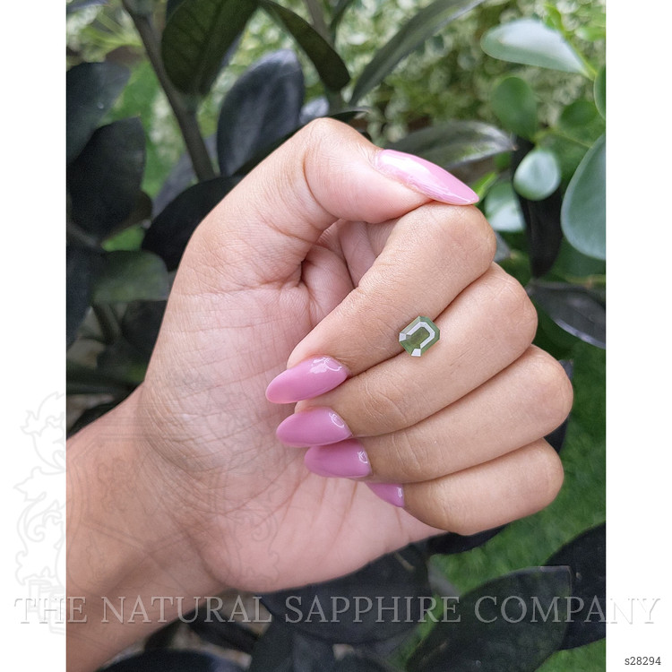 1.56 Ct. Yellowish Green Sapphire from Madagascar