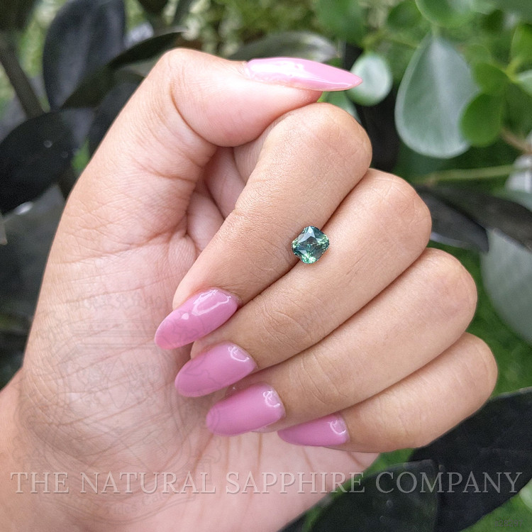 1.17 Ct. Greenish Blue Sapphire from Madagascar