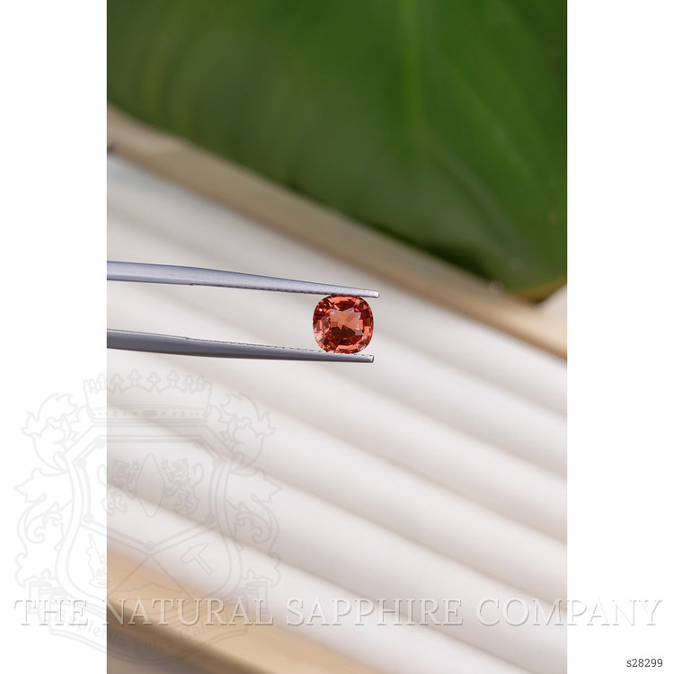 1.40 Ct. Reddish Orange Sapphire from Ceylon (Sri Lanka)