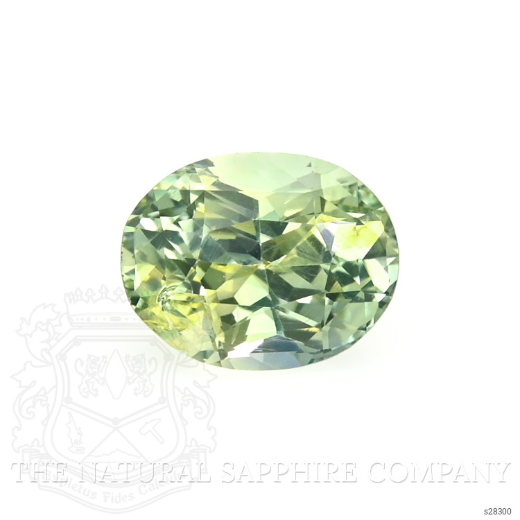 1.71 Ct. Yellowish Green Sapphire from Madagascar