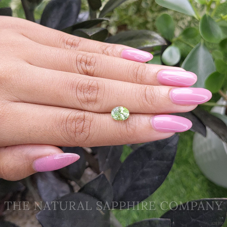 1.71 Ct. Yellowish Green Sapphire from Madagascar