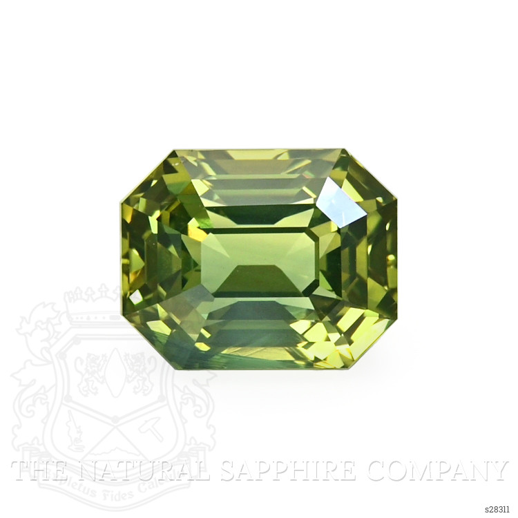 2.06 Ct. Yellowish Green Sapphire from Madagascar