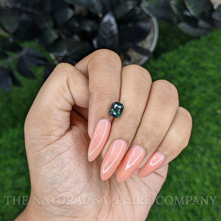 2.02 Ct. Bluish Green Sapphire from Madagascar