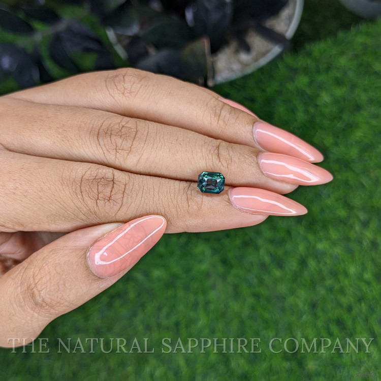 2.02 Ct. Bluish Green Sapphire from Madagascar