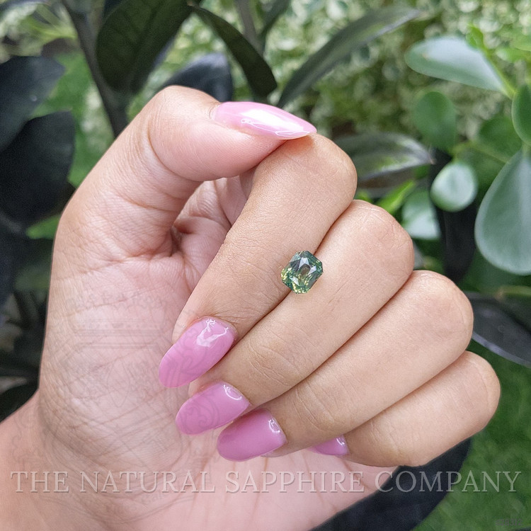 2.05 Ct. Yellowish Green Sapphire from Madagascar