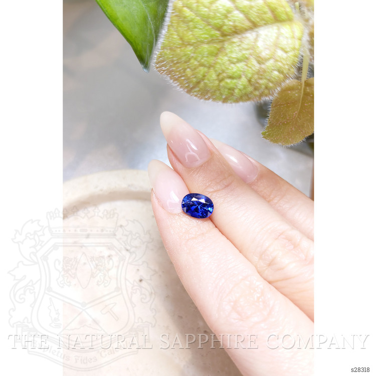 2.36 Ct. Blue Sapphire from Ceylon (Sri Lanka)