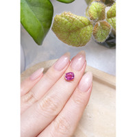 1.78 Ct. Purplish Pink Sapphire from Ceylon (Sri Lanka) Life Style