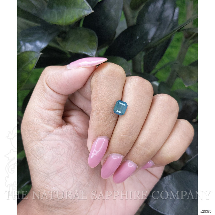 2.04 Ct. Greenish Blue Sapphire from Madagascar