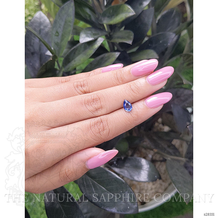 1.04 Ct. Blue Sapphire from Ceylon (Sri Lanka)