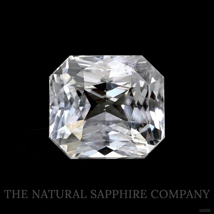 1.76 Ct. White Sapphire from Ceylon (Sri Lanka)