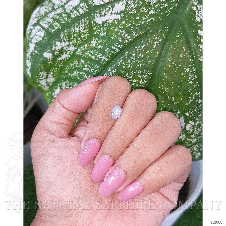 1.64 Ct. White Star Sapphire from Ceylon (Sri Lanka)